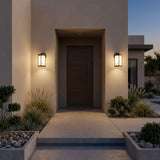 Luning Small Lantern — White Aluminum Shade