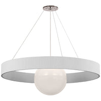 Arena 53" Ring and Globe Chandelier
