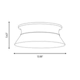 Panos Medium Flush Mount