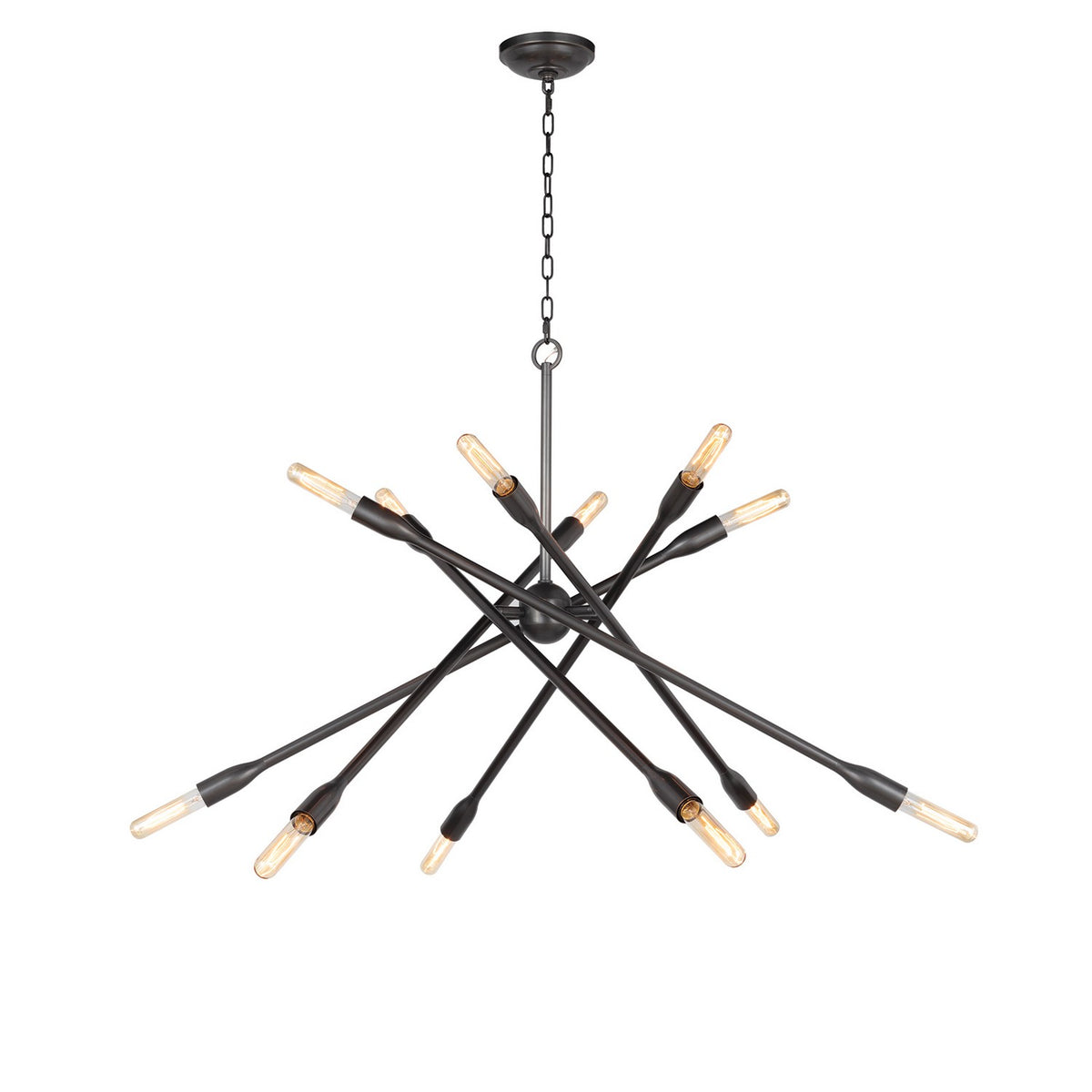 Cobra 12 Light Chandelier — 27.00"