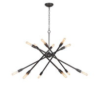 Cobra 12 Light Chandelier — 27.00"