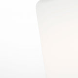 Miles One Light Pendant — Etched white glass