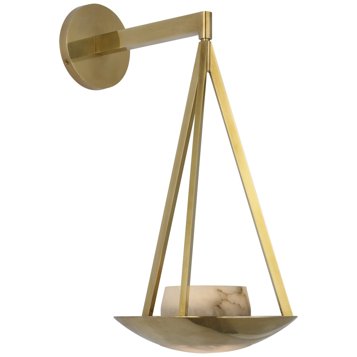 Divina 19" Floating Bowl Sconce