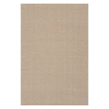 Dash & Albert Haverhill Handwoven Cotton Rug in Natural, on white