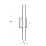 Redford Two Light Wall Sconce — 22.00"