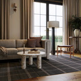 Nate Berkus Downing Plaid Wool Cozy Area Rug