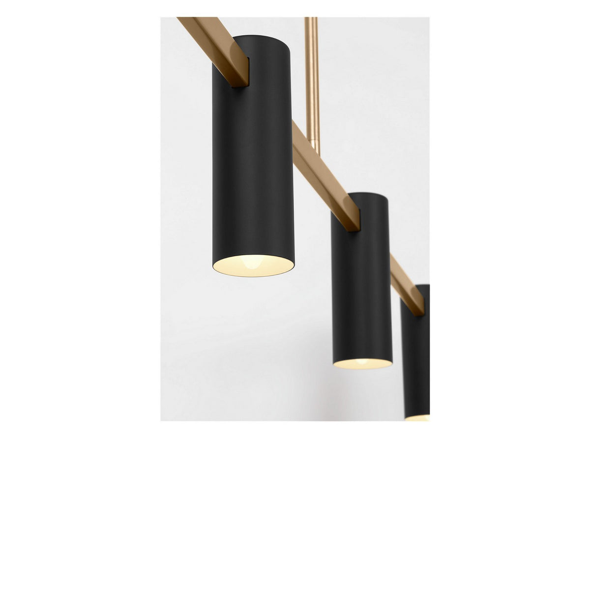 Zentro Four Light Linear Chandelier