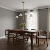 Mendota Four Light Linear Chandelier