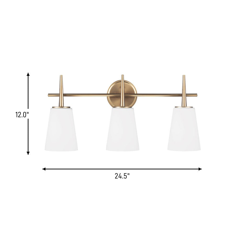 Driscoll Three Light Bath
