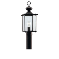 Jamestowne 17" Post Lantern — Clear Beveled