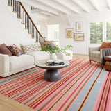 Jamaica Stripe Machine Washabel Rug