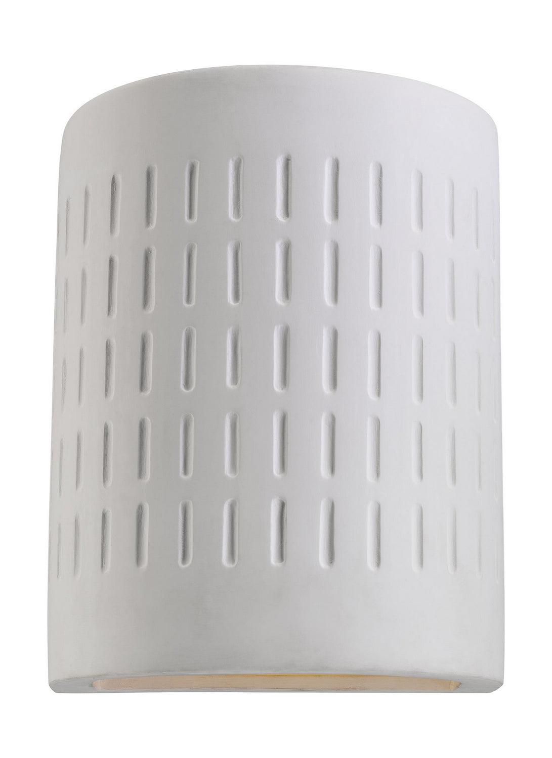 One Light Outdoor Wall Lantern — 10.00", Unfinished Ceramic
