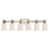 Bryant Six-Light Linear Bath Sconce