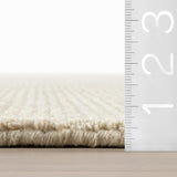 Nate Berkus Crosby Solid Wool Cozy Area Rug