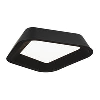 Rhonan Flush Mount — Nightshade Black