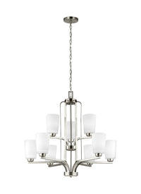 Franport Nine Light Chandelier