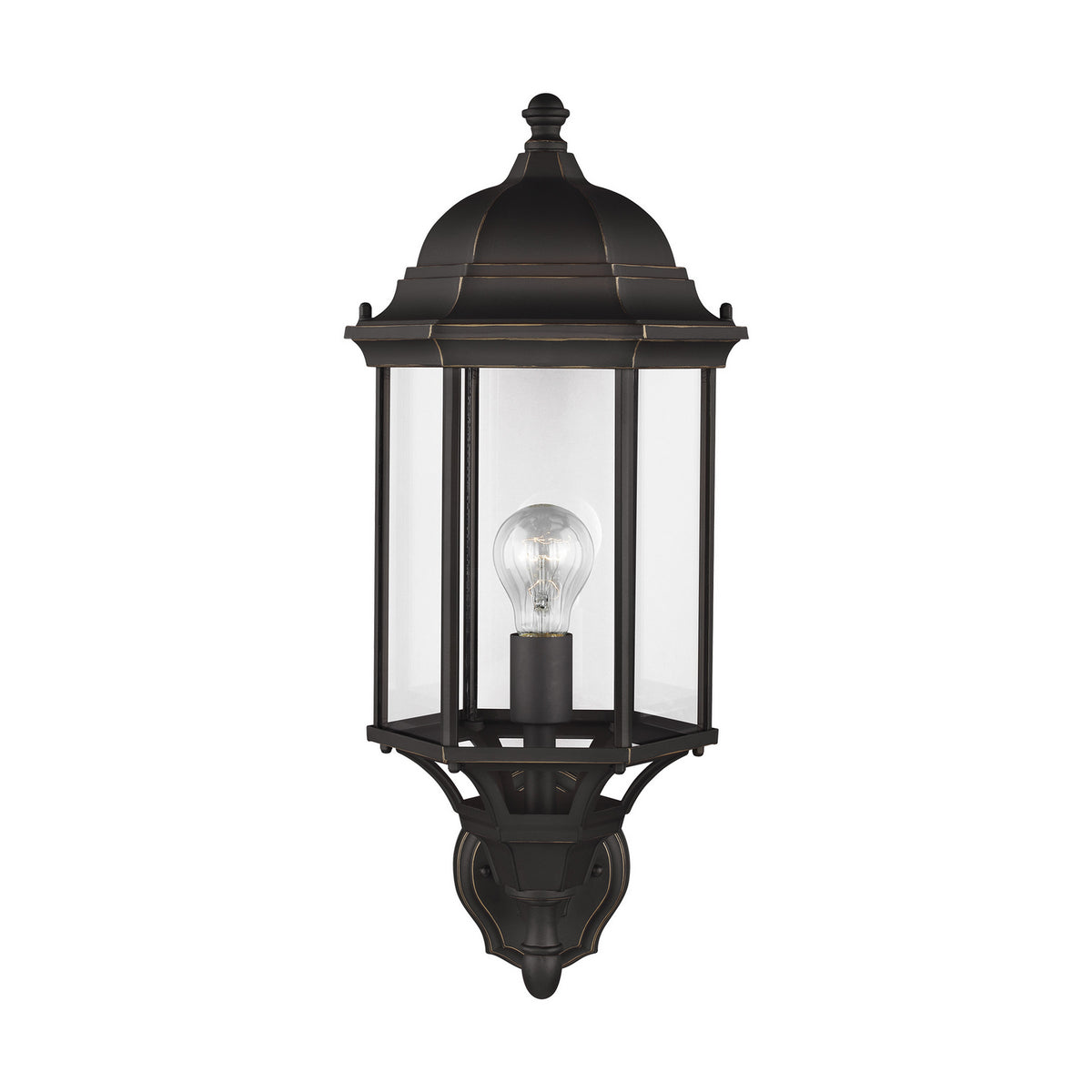 Sevier 22" Up Lantern — Clear