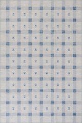 Valen Modern Plaid Machine Washable Rug