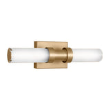 LED Bath Wall Sconce — W: 4.75" × H: 18.00" × D: 4.50"