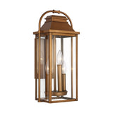 Three Light Outdoor Wall Sconce — 18.25"