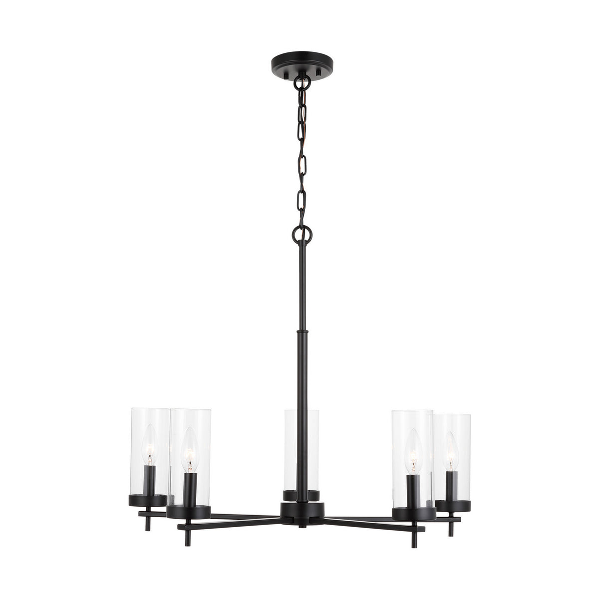 Zire Five Light Chandelier — 60 W
