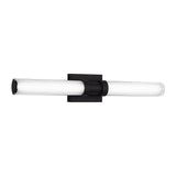 LED Bath Wall Sconce — W: 4.75" × H: 26.75" × D: 4.50"