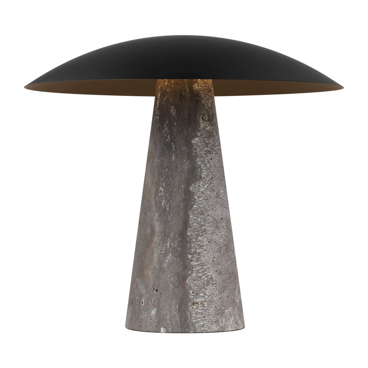 Aegis Medium Travertine Table Lamp