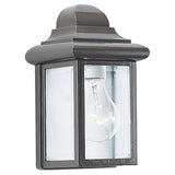 Mullberry Hill One Light Outdoor Wall Lantern — Clear Beveled