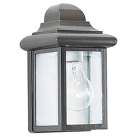 Mullberry Hill One Light Outdoor Wall Lantern — Clear Beveled