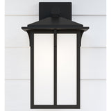 Tomek 14" Lantern — Etched / White Inside