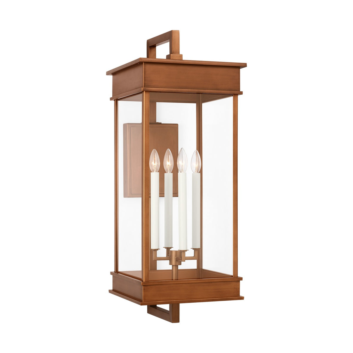 Four Light Outdoor Wall Sconce — 35.13"