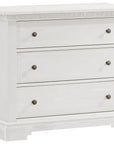 White Brushed Oak | Ithaca 3 Drawer Dresser | Valley Ridge Furniture