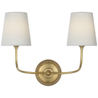 Vendome 16" Cordless Double Sconce