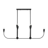 Maya Six Light Linear Chandelier