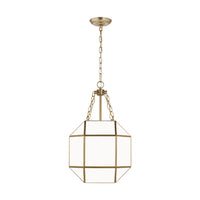 Three Light Lantern — 23.25", Smooth White