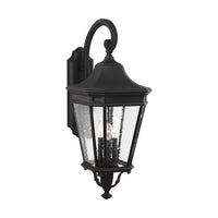 Three Light Outdoor Wall Lantern — 16.25"