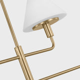 Mendota Four Light Linear Chandelier