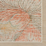 Zell Transitional Floral Machine Washable Rug