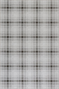 Andri Modern Plaid Machine Washable Rug