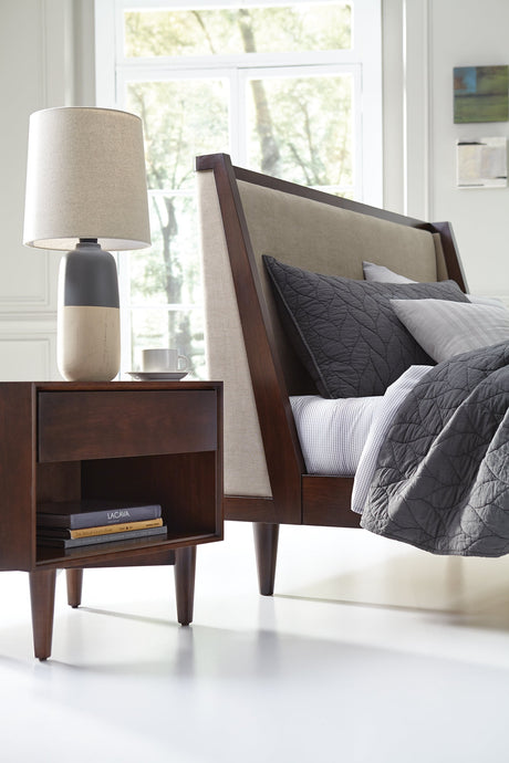 West Bros Jensen Nightstand, in a room setting