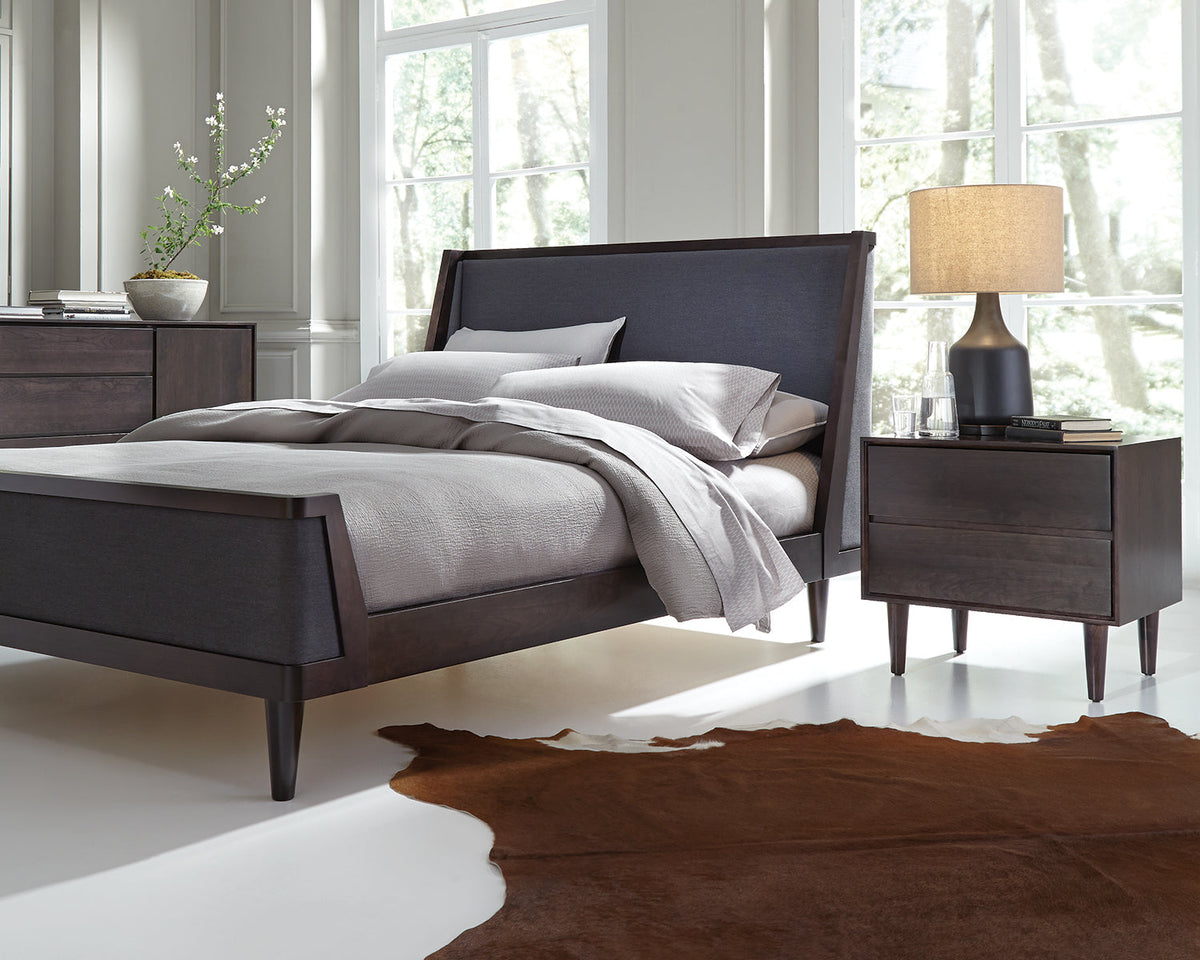 West Bros Jensen Bedside Chest, in a room setting