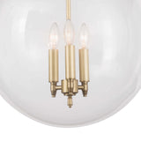 Globe Three Light Pendant