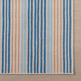 Tyne Coastal Striped Machine Washable Rug