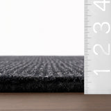 Nate Berkus Crosby Solid Wool Cozy Area Rug