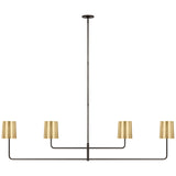 Go Lightly 70" Four Light Linear Chandelier