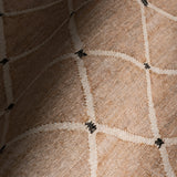 Dash & Albert Kali Machine Washable Rug in Natural, pattern close-up