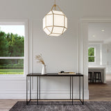 Three Light Lantern — 27.25", Smooth White