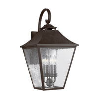 Four Light Outdoor Wall Sconce — 25.38"