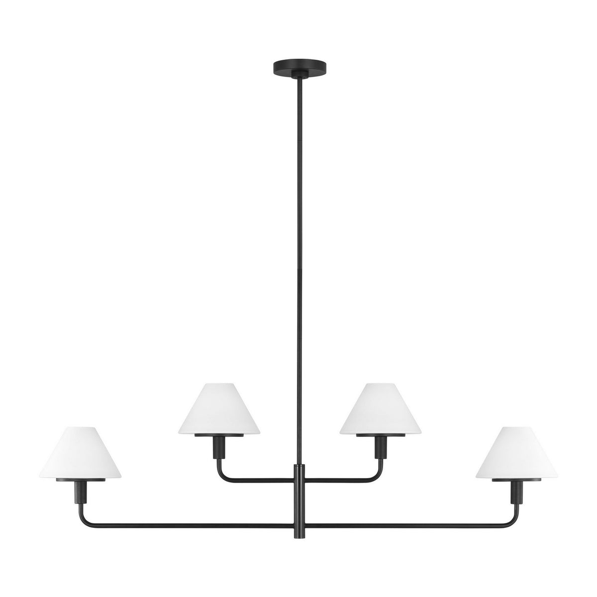 Mendota Four Light Linear Chandelier