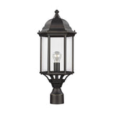 Sevier 22" Post Lantern — Clear